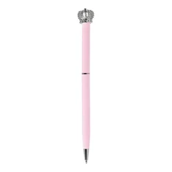 Sazio elegant hemijska olovka sa krunom plava roze ( B2C00292 )
