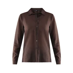 Mexx Ženska košulja, Tensel Kamilica, MF006101053W, Dark Brown