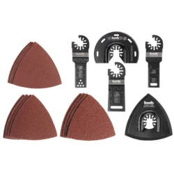 Einhell pribor za višenamenski alat set 17 kom za drvo, metal, plastiku, za TE-MG 200, TE-MG 18, Varrito ( 49708950 )