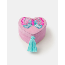 Monsoon Children Kutija za nakit Butterfly, Roze