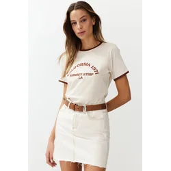 Trendyol Milla Ženska majica TWOSS24TS00105, Bež