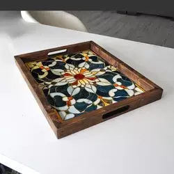 Aberto Design Poslužavnik REF001 48 x 38 x 4 cm, Šareni