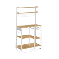 Songmics Kuhinjska polica 40x90x165.5 cm rjava