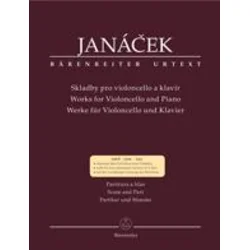 JANAČEK note WORKS FOR CELLO AND piano