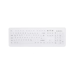 Tipkovnica brezžična Cherry AK-C8100 DE | bela (AK-C8100F-FUS-W/GE)