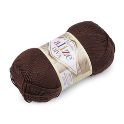 Alize Pletena preja Diva 100 g - (26) rjava