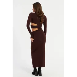 Cool & Sexy Ženska haljina LIK9, Smeđa
