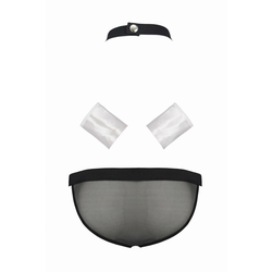 Butler set Alfred, črna in bela