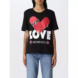 Love Moschino Ženska majica kratkih rukava W4F153SM3876-C74, Crna