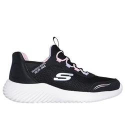 Skechers Patike za devojčice Bounder-Simple Cute, Slip-Ins, 303585L-BLK, Crno-roze
