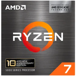 AMD Ryzen 7 5800X3D, 8C/16T, 10th Anniversary Edition 100-100000651POF AMD CPU AM4