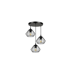 Luster na sajli CEED 3xE27/60W/230V crna