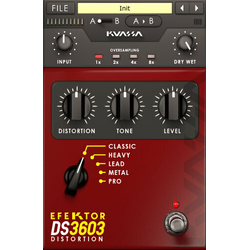 KUASSA Efektor DS3603 Distortion (Digitalni izdelek)