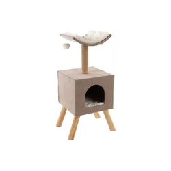 FLAMINGO Penjalica za mačke Scandi, 77x35x32cm, Bež