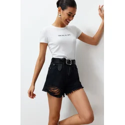 Trendyol Black Shorts & Bermuda