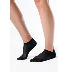 Barefoot nogavice za superge SMESH Black Black - 2 pack