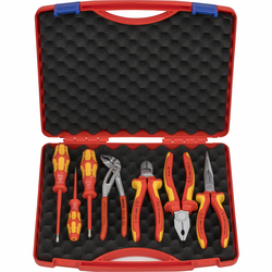 Knipex Tool Box Red Electro set 2