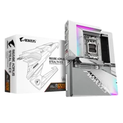 GIGABYTE B650E A STEALTH ICE, DDR5, SATA3, USB3.2Gen2x2, DP, 2.5GbE, WiFi, AM5 ATX