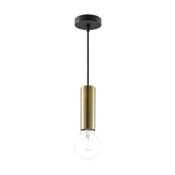 Luster na lanku SAGA 1xE27/40W/230V mesing