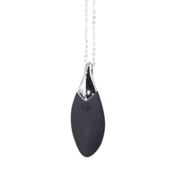 Klitoralni vibrator Lola games Vibrating necklace Liberty Leaf Black