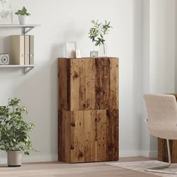 Uredski ormar Crni hrast 60 x 32 x 115 cm Konstruirano drvo