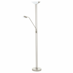Eglo Baya led podna/2, led, 2,5w+2,5w, 2x240lm, nikl-mat/bela
