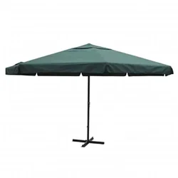 Vidaxl Senčnik Zelene Barve Aluminij 500 cm