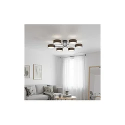 Plafonski luster MAGA 6xE14/10W/230V braon