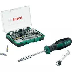 Bosch 27-delni set mini čegrtaljke + ručni odvrtač ( 2607017331 )
