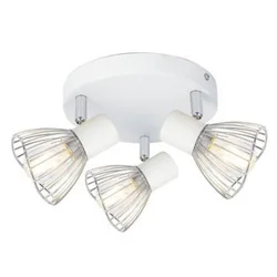 Fly Plafonska Lampa Bela Hrom 1 3x40W E14 ( 15123 )
