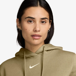 Nike W NSW PHNX FLC STD PO HOODIE, ženski pulover, smeđa HF6839