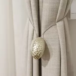 Dekordom Magnet za zavesu šišarka elipsa - gold ( 044855 )