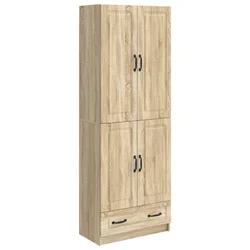Set ormara 2 pcs Hrast sonoma Konstruirano drvo