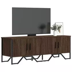 TV ormarić smeđa boja hrasta 122 x 34 x 41 cm konstruirano drvo