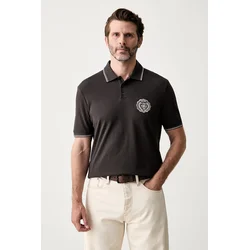 Armani Exchange polo majica moška bombažna