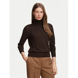 Luisa Spagnoli Golf Manos F 100524 Temno rjava Regular Fit