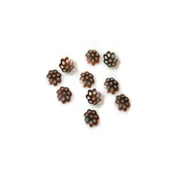 Kape za perle 7 mm okrugle bakar