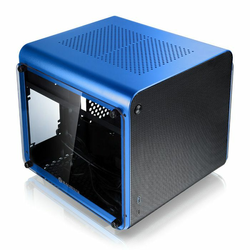 Raijintek METIS EVO TG Mini-ITX Gehäuse, Tempered Glass - blau 0R20B00163