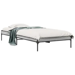Vidaxl Konstrukcija postelje Siva Sonoma 80 x 200 cm Inženirski les