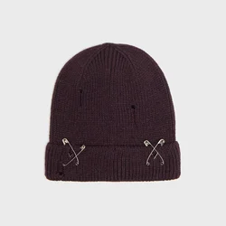 Cropp - Kapa beanie - tamno ljubičasta