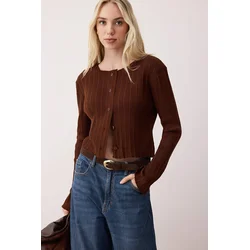Trendyol Milla ženski duks Twoaw26Hi00268, braon
