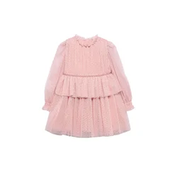 Abel & Lula Elegantna obleka 5532 Roza Regular Fit