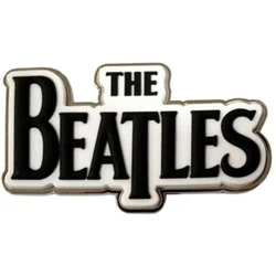 The Beatles Black Drop T Logo Magnet