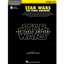 STAR WARS THE FORCE AWAKENS PLAY ALONG VIOLIN +AUDIO ACC.