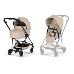 Cybex duo sistem Mios 4.0. Cozy Beige (matt black)