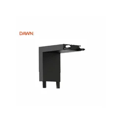 DAWN Magnetic slim konektor plafon-zid crni (26-A-LV)