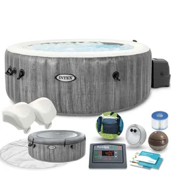 INTEX 28440 Intex Jacuzzi bazen za dvorište Intex Pure Spa Greywood deluxe