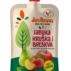 Juvitana pouch jabuka kruška i breskva 100g