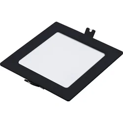 Rabalux Plafonjera Shaun2, 6W, 3000K, Kvadratna, Crna