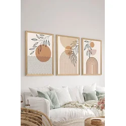 Wallity Dekorativna slika Artsycllct6, 33x48cm, 3 dela